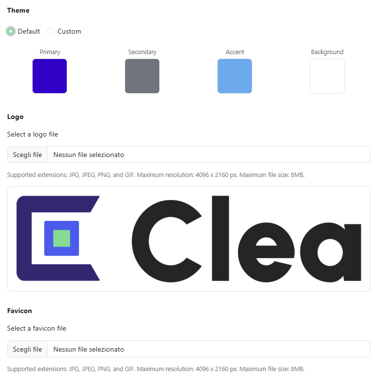 Tenant customize